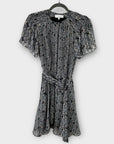 Reiss Mildred-Pleat Detail Mini Dress - 8