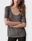 Reiss Nala Metallic Knitted Top - XS