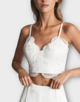Reiss Penny Lace Bralette - 14