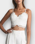 Reiss Penny Lace Bralette - 14