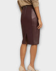 Reiss Reagan Leather Pencil Skirt - 10
