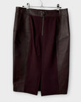Reiss Reagan Leather Pencil Skirt - 10