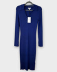 Reiss Ronnie Collared Knitted Bodycon Dress - S