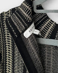 Reiss Skylar Metallic Chain Knit Dress - 14/16 (L)