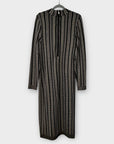 Reiss Skylar Metallic Chain Knit Dress - 14/16 (L)