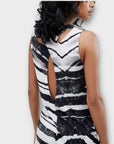 Religion Dip Hem Dress - 8