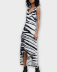 Religion Dip Hem Dress - 8
