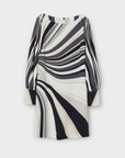 Richard Allan x H&M Printed Boat-Neck Dress - 14