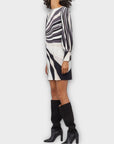 Richard Allan x H&M Printed Boat-Neck Dress - 14