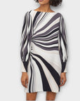 Richard Allan x H&M Printed Boat-Neck Dress - 14