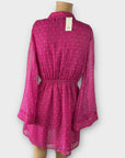 River Island Shimmery Boho Mini Dress - 8