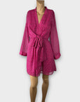 River Island Shimmery Boho Mini Dress - 8