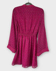River Island Shimmery Boho Mini Dress - 8