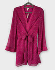 River Island Shimmery Boho Mini Dress - 8
