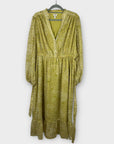 River Island Metallic Clip Dot Midi Dress - 14