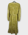River Island Metallic Clip Dot Midi Dress - 14