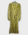 River Island Metallic Clip Dot Midi Dress - 14