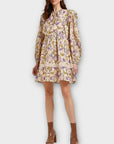 River Island Floral Smock Cotton Dress - 16