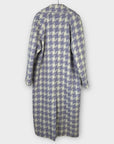 River Island Houndstooth Check Long Coat - 14/16