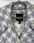 River Island Houndstooth Check Long Coat - 14/16