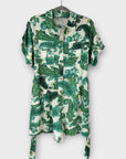 River Island Linen Blend Paisley Playsuit - 8