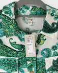 River Island Linen Blend Paisley Playsuit - 8
