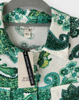 River Island Linen Blend Paisley Playsuit - 8