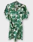 River Island Linen Blend Paisley Playsuit - 8