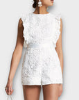 River Island Luxe Edition Broderie Playsuit - 10