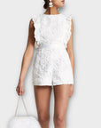 River Island Luxe Edition Broderie Playsuit - 10
