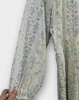 River Island Metallic Floral Midi Dress - 14