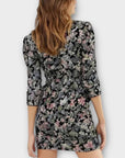 River Island Ruched Velvet Sequin Dress - 14