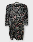 River Island Ruched Velvet Sequin Dress - 14