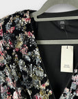 River Island Ruched Velvet Sequin Dress - 14