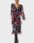 River Island Ruffle Midi Dress - 14
