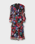 River Island Ruffle Midi Dress - 14