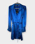 River Island Satin Mini Shirt Dress - 10
