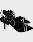 River Island Sparkly Bow Court Shoes - 5/38