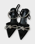 River Island Sparkly Bow Court Shoes - 5/38