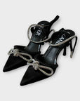 River Island Sparkly Bow Court Shoes - 5/38