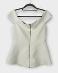 River Island Structured Bardot Top - 10