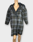 River Island Wool Blend Check Coat - 8