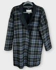 River Island Wool Blend Check Coat - 8