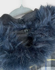 River Island Wool Blend Check Coat - 8