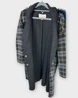 River Island Wool Blend Check Coat - 8