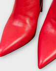 Saint Laurent Stiletto Leather Ankle Boots - 5/38