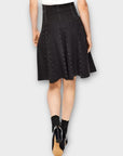 Sandro Luc Embellished A-Line Eyelet Skirt - 8