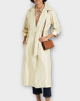 Sandro Metallic Trench Coat - 12/14