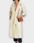 Sandro Metallic Trench Coat - 12/14