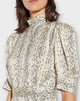 Sandro Short Printed Shirt Dress - 10